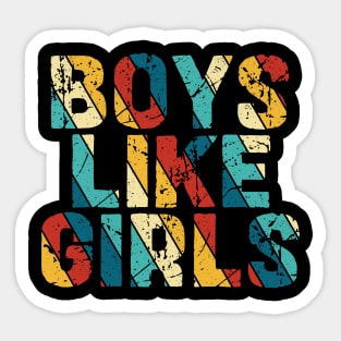 Retro Color - Boys like girls Sticker